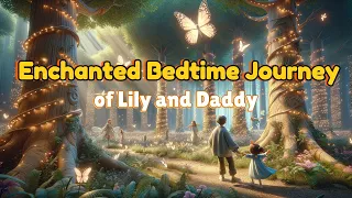 Lily and Daddy's Enchanted Bedtime Journey 🌈 🌜Calming Bedtime Stories for babies and toddlers🌛✨