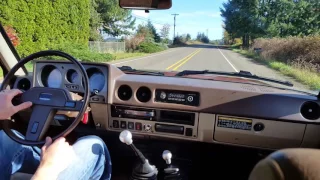 1984 Toyota Land Cruiser Driving