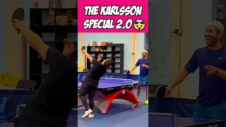 Karlsson INCREDIBLE SHOT RECOVERY special! 2.0 🤯🤯🤯 #shorts #tabletennis