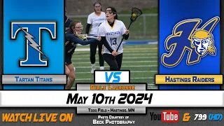 HCTV SPORTS: Hastings Girls Lacrosse vs Tartan/North Titans | 5.10.24