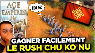 Age Of Empires 4 ⚔️ | TUTO Débutant Chinois : Le RUSH CHU KO NU (Zhuge Nu) [Gameplay FR]