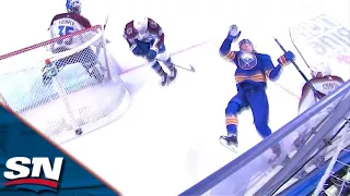 Alex Newhook Snipes One Past Dustin Tokarski After Massive Hit On Rasmus Dahlin