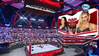 Charlotte Flair vs Nikki Cross - WWE Raw 14/06/21 en Español