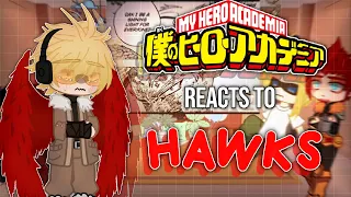 Pro Heroes reacts to Hawks   //  angst  //  Hawks past  // MHA  //  Gacha club