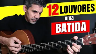 12 MUSICAS com uma BATIDA - Aprenda esse RITMO no violão - Aula completa - Prof. Sidimar Antunes