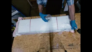 EPS foam core wing glazed with fiberglass and epoxy