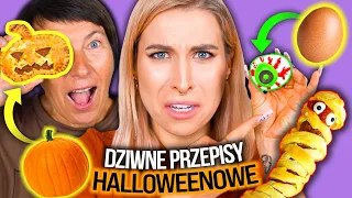 TESTUJEMY DZIWNE JEDZENIE na Halloween z TikToka! 🎃 | Agnieszka Grzelak Vlog z mamą