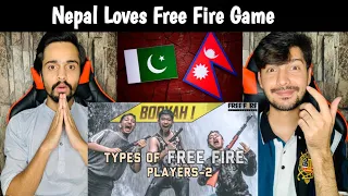 Pakistani Reaction to Type of Free Fire Players In Nepal | Prasanna Lama