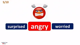 Feelings and Emotions Vocabulary Quiz for Kids