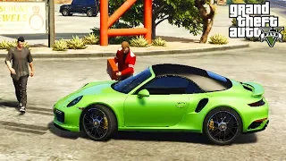 РЕАЛЬНАЯ ЖИЗНЬ В GTA 5 - БАНДИТ НА ЗАПРАВКЕ! ПОКУПКА ПОРШЕ 911! ОБСОХ НА ТРАССЕ!