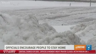 Charlotte, NC digs out after winter storm brings icy mix to Carolinas