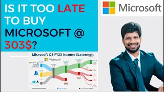 Microsoft stock analysis | MSFT stock | 2027 valuation | Q3 2023 results  #msftstock #microsoftstock