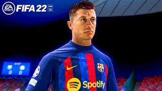 FIFA 22 | Barcelona vs Bayern Munich Ft. Lewandowski, Mane, | UEFA Champions League | 4K Gameplay