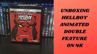 Unboxing Hellboy animated double feature on 4k and digital