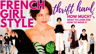 The secrets to thrifting a French Girl Style wardrobe and looking chic!