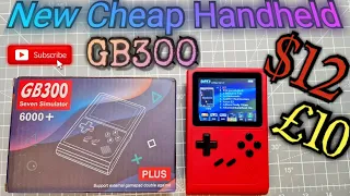 GB300 New budget retro handheld in 2024 with 6000 games from aliexpress