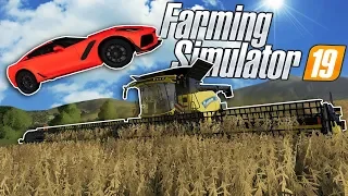 BAD FARMERS RACE CORVETTES & FARM SOYBEANS! - Farming Simulator 19 Multiplayer Mod Gameplay