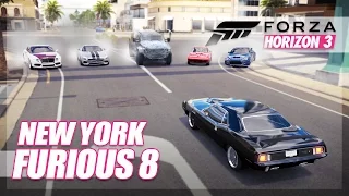 Forza Horizon 3 - The Fate of The Furious Recreation! (New York Chase)