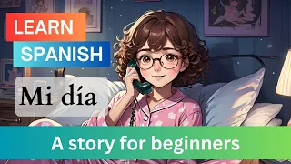 Mi día | Improve and learn Spanish with a story | Spanish for Beginners