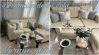 Decoración de Sala Verano 2024/ ideas para decorar la Sala  verano / decoración primavera verano