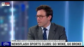Daniel Wild on how Australians do not want politics being in sport Sky News Australia – 2 June 2023