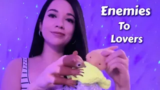 Sandy Eating Cheese With Blobby - no talking slime ASMR mouth sounds