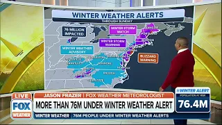 Blizzard Warnings Issued From Maine To VA Ahead Of Weekend Nor'easter
