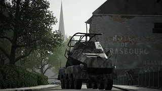 Post Scriptum - Sd.Kfz. 232 Carentan Urban Combat [GER Comms/ENG Subs]