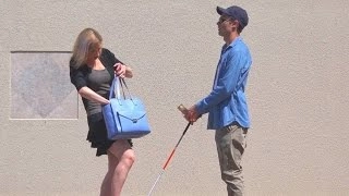 Would You Steal Money From a Blind Man? - Social Experiment