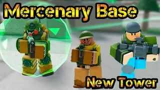 Only Mercenary Base New Tower Roblox Tower Defense Simulator