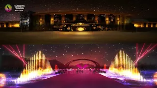 3D Animation Of Amazing Multimedia Mapping Fountain Show Original Design