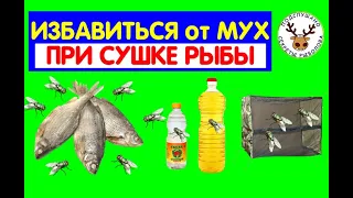 САМЫЙ ВЕРНЫЙ СПОСОБ ИЗБАВИТЬСЯ ОТ МУХ ПРИ СУШКЕ РЫБЫ 👍 ПЕРЕПРОБОВАЛ РАЗНЫЕ - ОСТАНОВИЛСЯ НА ОДНОМ