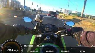 Kawasaki ER6F 2013. Приобретение, перегон мотоцикла,мнение.