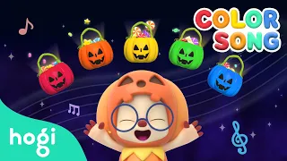 Learn Colors with Knock Knock Trick-or-Treat｜Halloween Kids｜Halloween Colors Song 🎃｜Pinkfong & Hogi