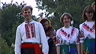 Хуторяни на святкуванні Жнив в с Яснозір'ї 06 08 1997