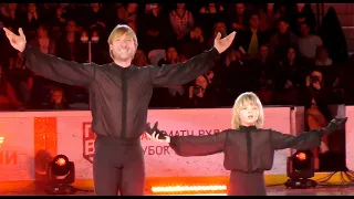 Tango for two. Evgeni Plushenko performs his Olympic program with his son. Tula, 2022