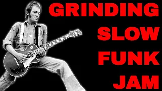 Grinding Slow Classic Funk Jam in B Minor | Guitar Backing Track (60 BPM)