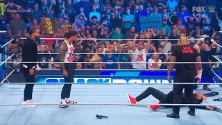 Jey Uso and Jimmy Uso betray Roman Reigns (2/2) - WWE SmackDown 6/16/2023