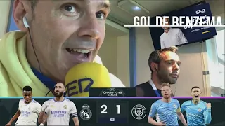 🏆LA NARRACIÓN MÁS BRUTAL DEL REAL MADRID 3 - 1 MAN CITY | Antonio Romero:"En el Bernabéu TOCA MAMAR"