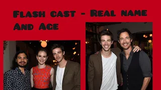 The Flash Cast - Then and Now / Real age and names (S4-S5 cast)