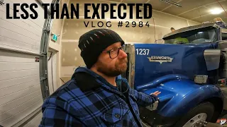 LESS THAN EXPECTED | My Trucking Life | Vlog #2984