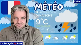 Les EXPRESSIONS FRANÇAISES pour Parler du TEMPS QU'IL FAIT (parler de la MÉTÉO)