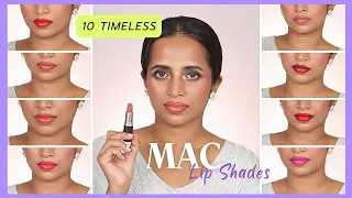 Top 10 timeless MAC lip shades that I will prefer to use than the new MACximal shades: BRISTI