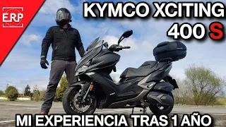 KYMCO XCITING 400S | Mi experiencia tras  1 AÑO de uso. ¿La MEJOR SCOOTER de 400cc?