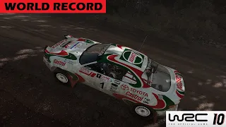 WRC10 World Record - WRC1990s - Toyota Celica GT4 (93) - Chile, Lircay