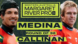 Gabriel Medina vs Ryan Callinan | Western Australia Margaret River Pro 2024 - Round of 32