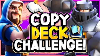 COPYING my OPPONENTS DECKS in MID LADDER!  - CLASH ROYALE