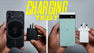 Google Pixel 6a vs Nothing Phone (1) | ULTIMATE Battery Charging Test