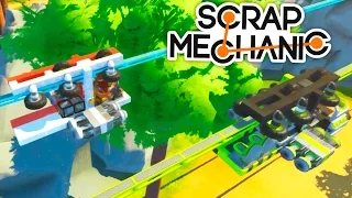 ЭКСТРИМАЛЬНЫЕ ГОНКИ В ВОЗДУХЕ (Scrap Mechanic)