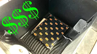 I Found a WALLET full of CASH in a Junk Car! (Junkyard Treasure Hunt)